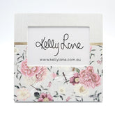 Vintage Floral Photo & Dragonfly Frame 4x6